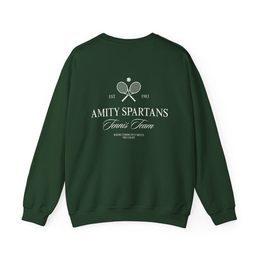 Tennis Crewneck - Amity Spartans Tennis Sweatshirt