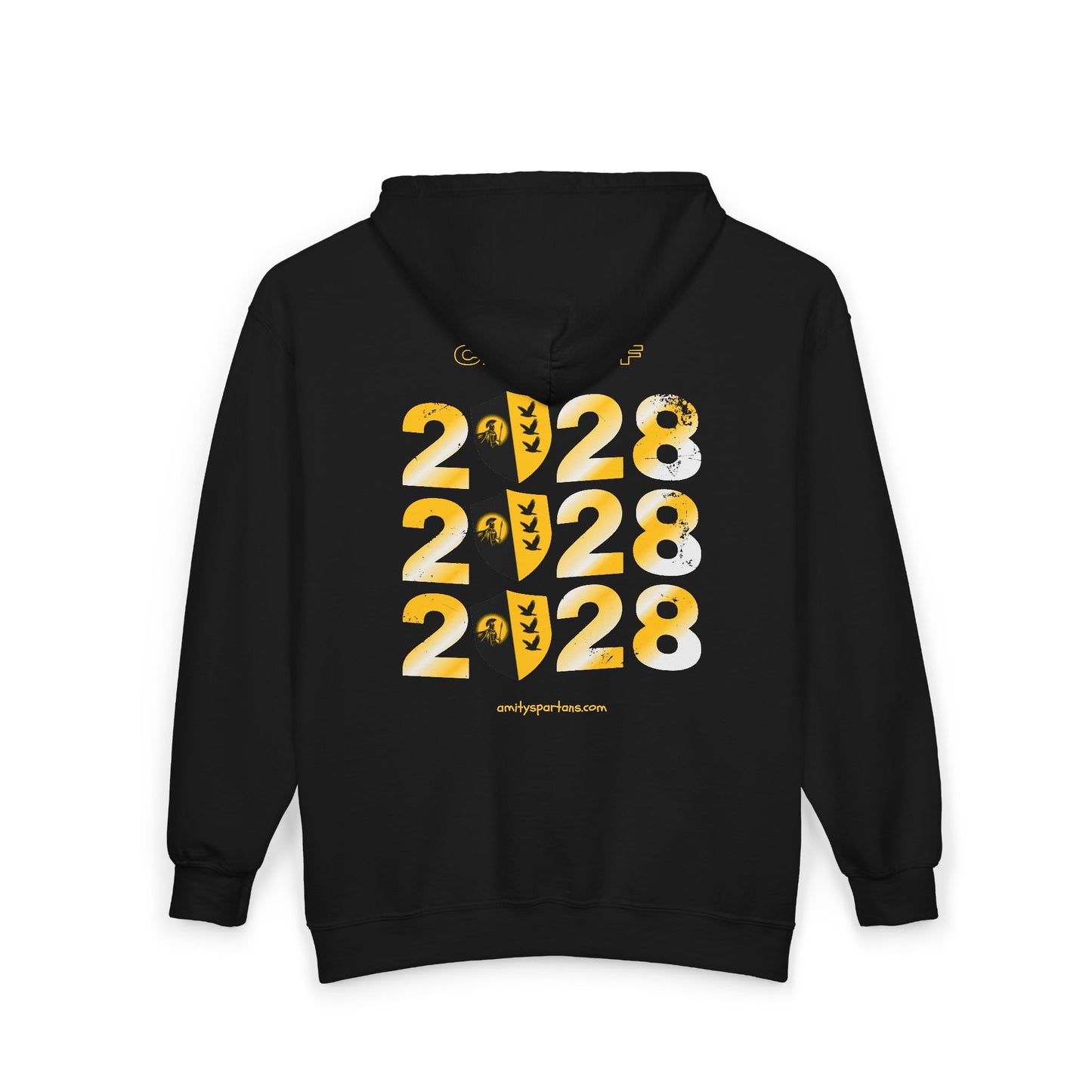 Class of 2028 Zip Hoodie — Graduation 2028 Senior Full-Zip Sweatshirt