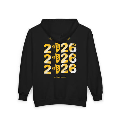 Class of 2026 Zip Hoodie — Graduation 2026 Senior Full-Zip Sweatshirt