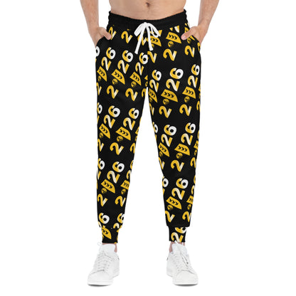 Class of 2026 Athletic Joggers — All-Over Print Tribute Sweatpants