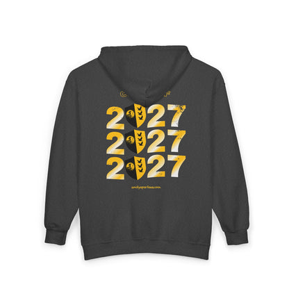 Class of 2027 Zip Hoodie — Graduation 2027 Senior Full-Zip Sweatshirt