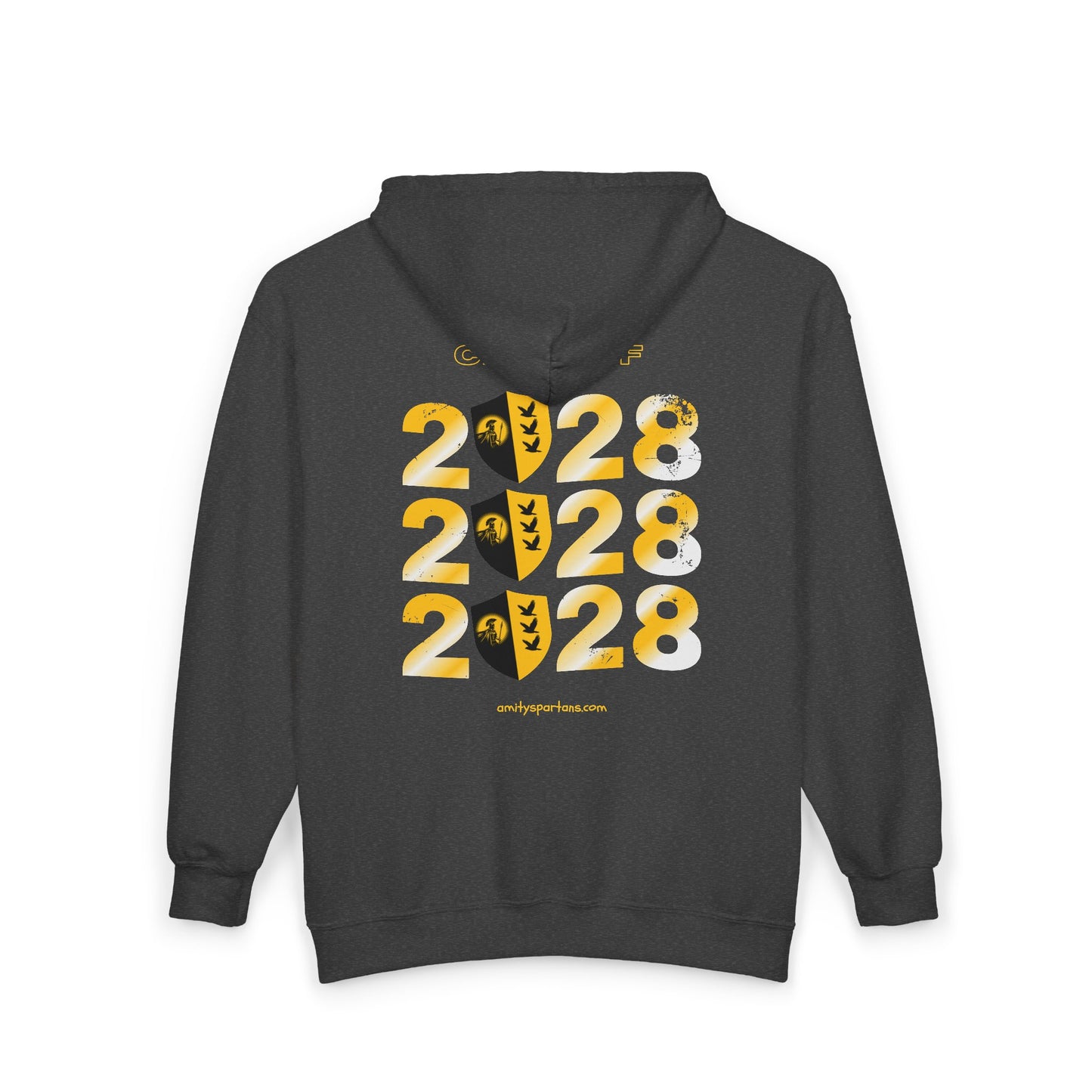 Class of 2028 Zip Hoodie — Graduation 2028 Senior Full-Zip Sweatshirt