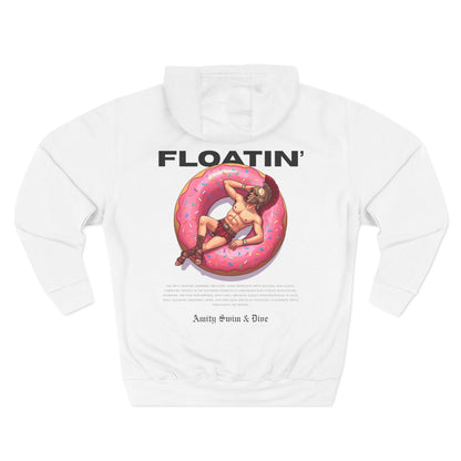Floatin' Spartan Hoodie — Relaxed Swim & Dive Fleece Pullover